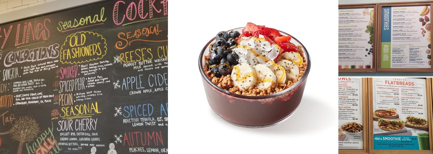 Tropical Smoothie Cafe Menu