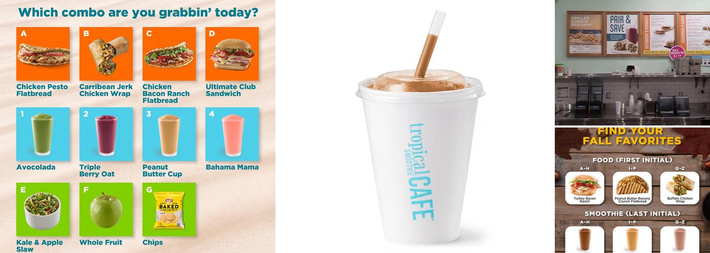 Tropical Smoothie Cafe Menu
