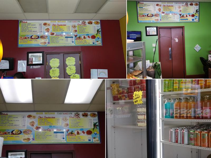 Tropical Tastebuds Menu