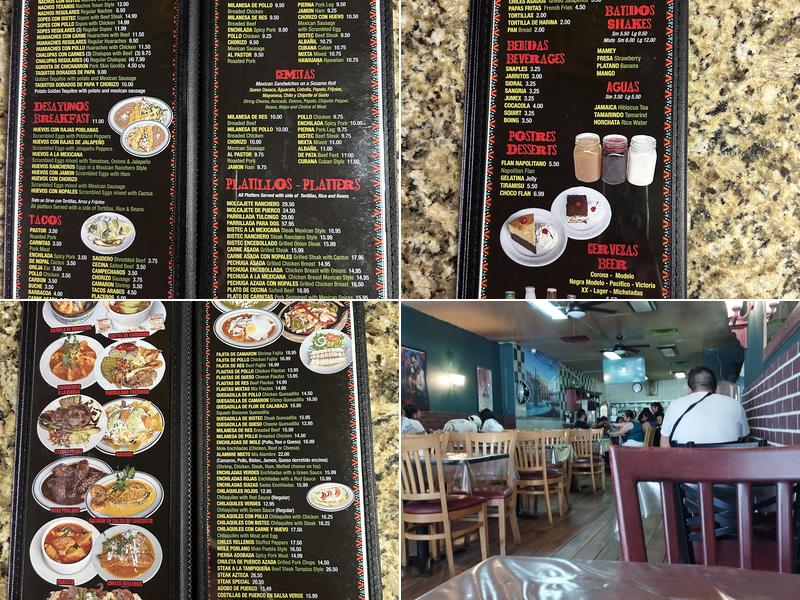 Tulcingo Restaurant Menu