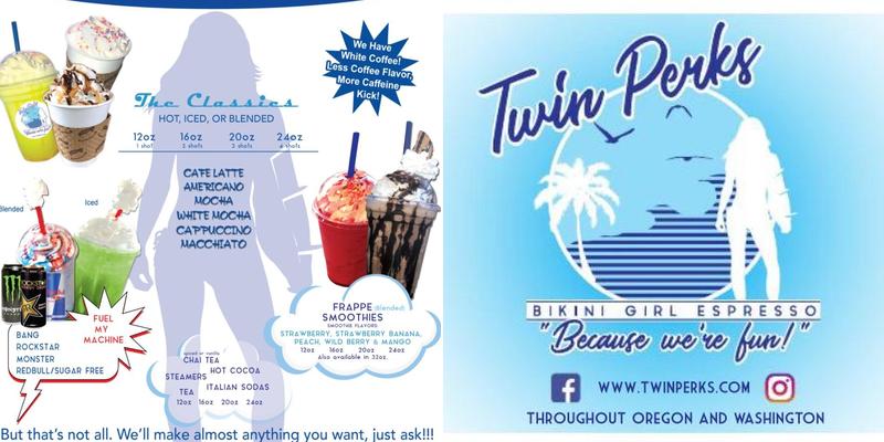 Twin Perks Espresso Menu