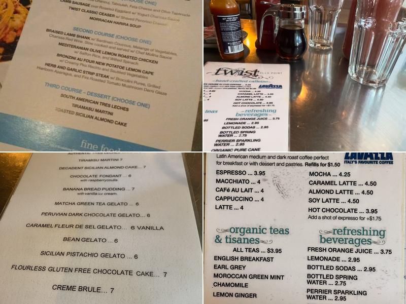 Twist Fells Point Menu