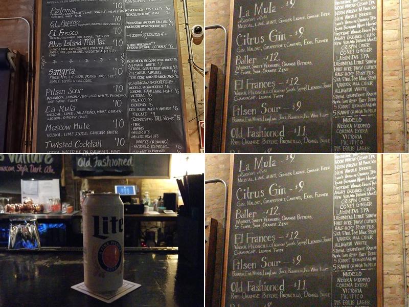 Twisted Cantina Menu