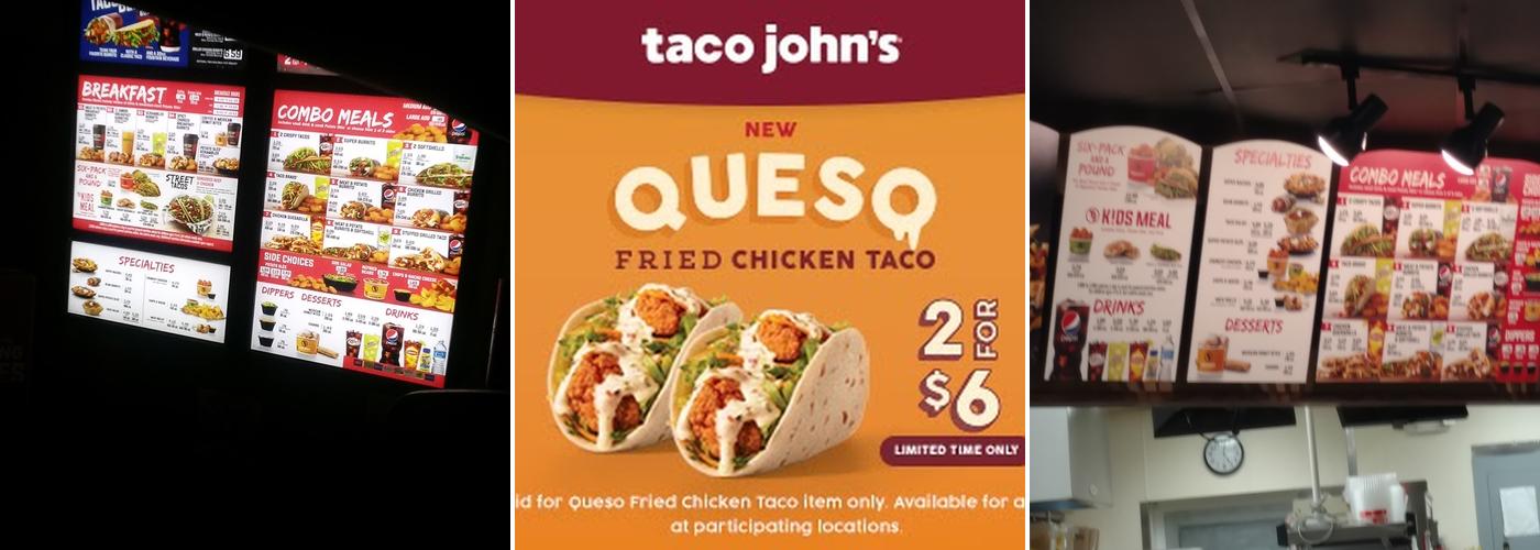 Taco John's Menu