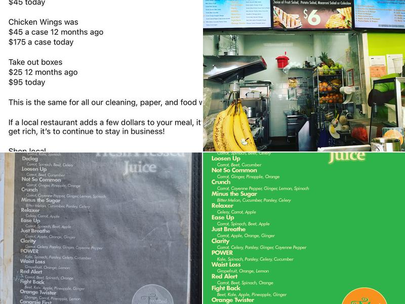 Twisted Rootz Menu