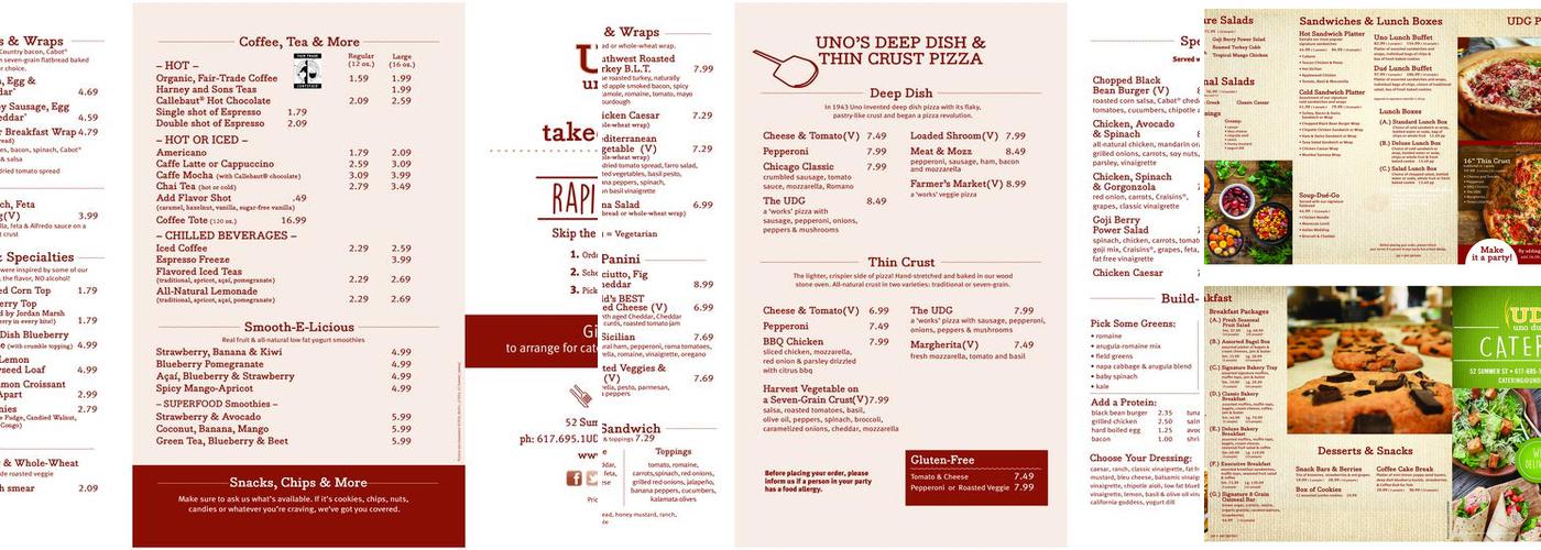 Uno Due Go Menu