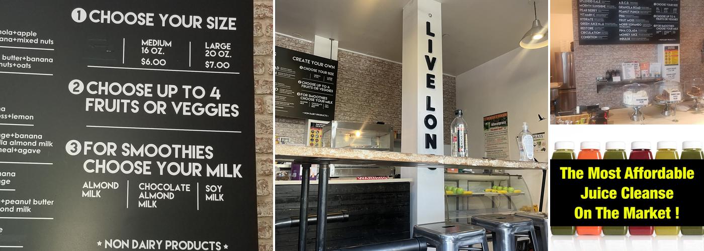 Uptown Juice Bar Menu