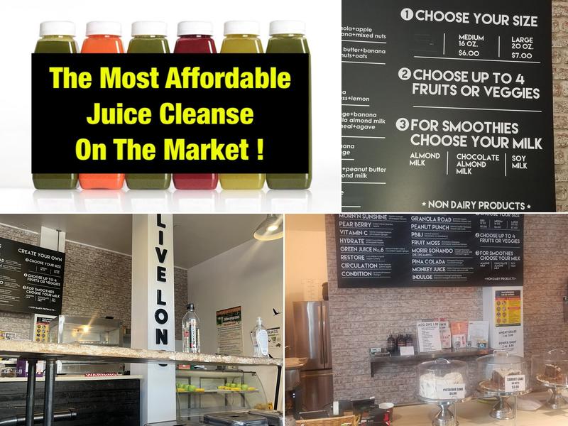 Uptown Juice Bar Menu