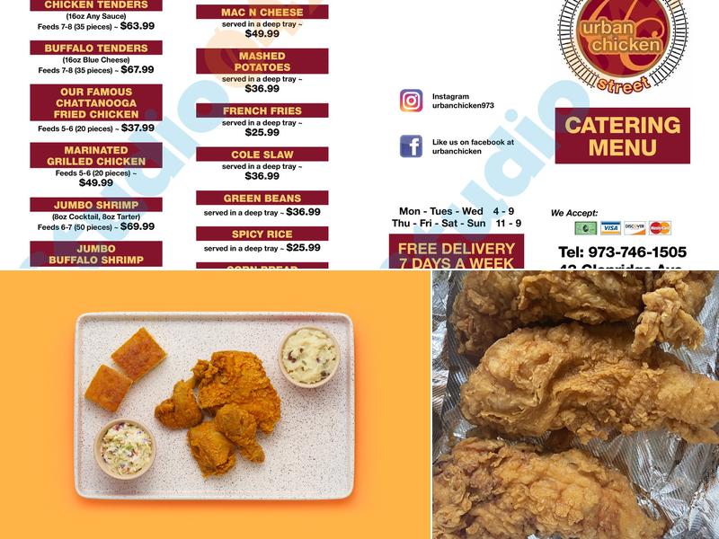Urban Chicken Menu