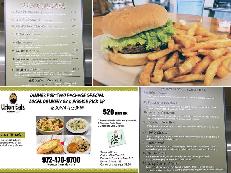 Urban Eatz Menu