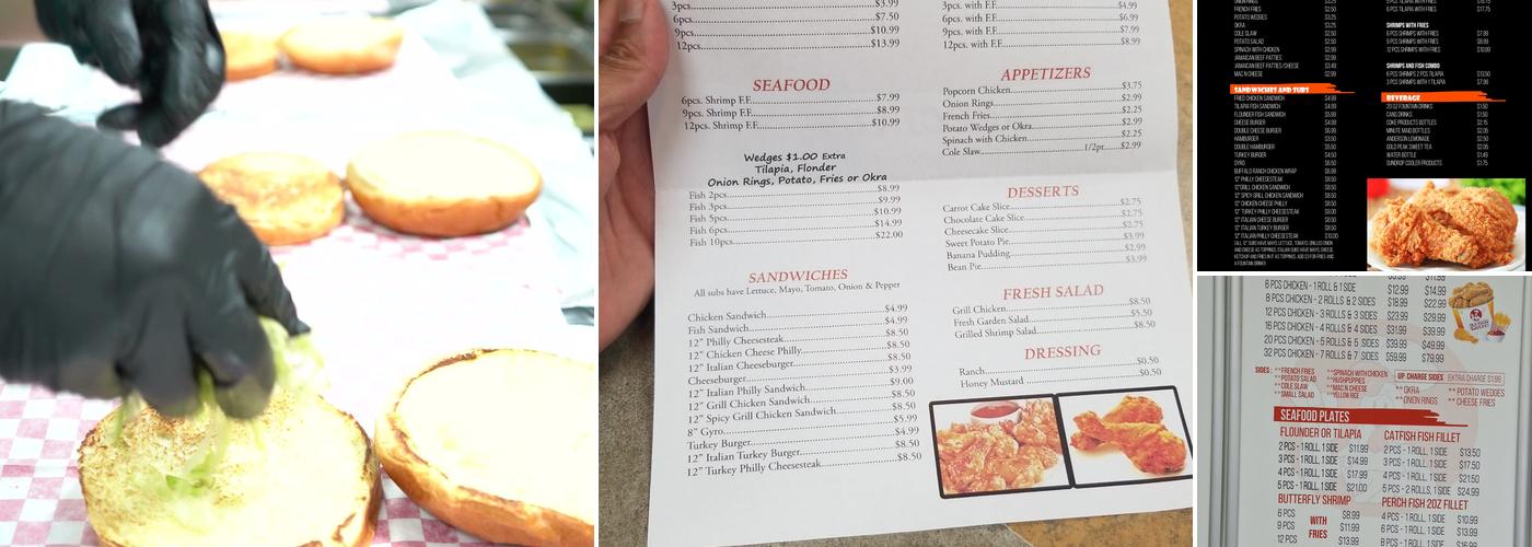 US Fried Chicken Menu