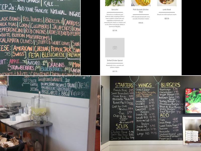 Valley Fresh Menu
