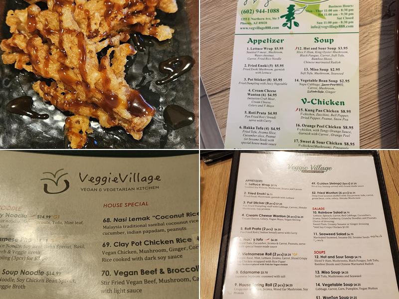 Veggie Village Menu