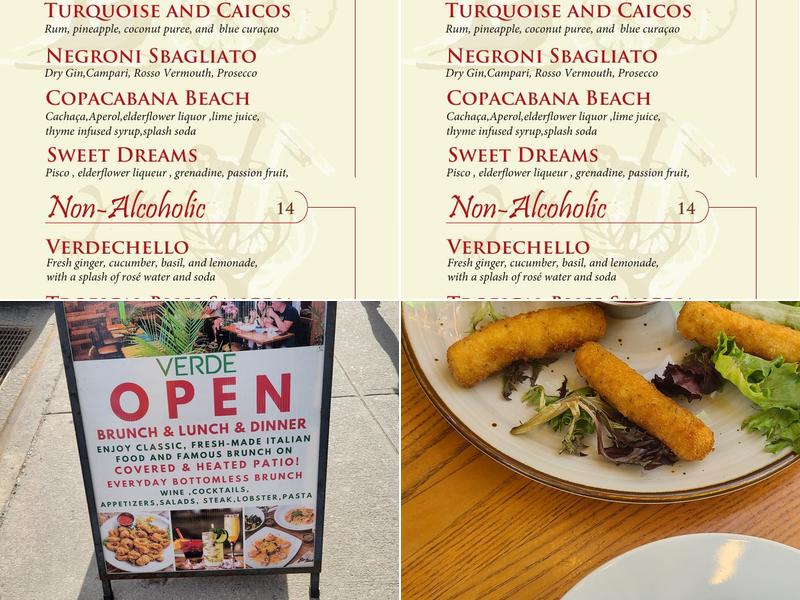 Verde on Smith Menu