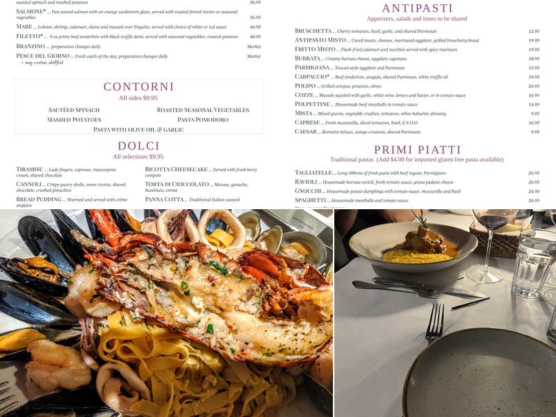 Via Roma Menu