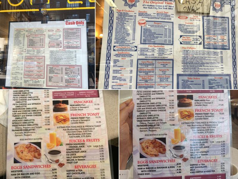 Viand Menu