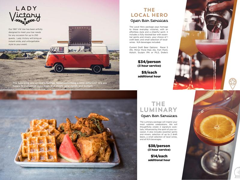 Victory Hall & Parlor Menu