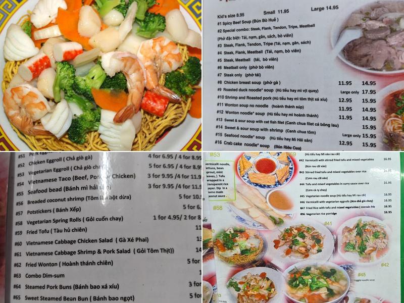 Viet Pho Menu