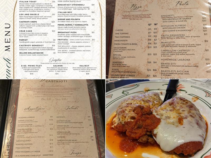 Villa Castrioti - [Cordova] Menu