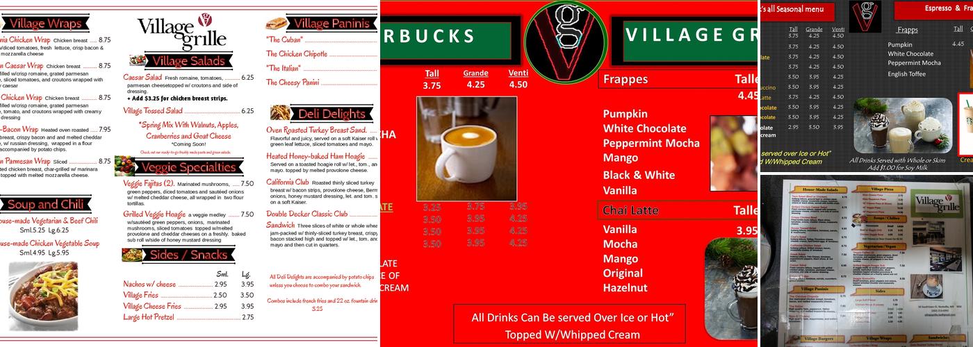 Village Grille Menu