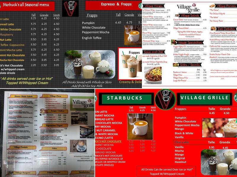 Village Grille Menu