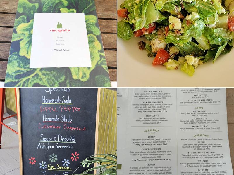 Vinaigrette Menu