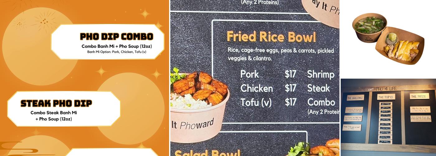 Vinason Pho Kitchen - Kent Menu