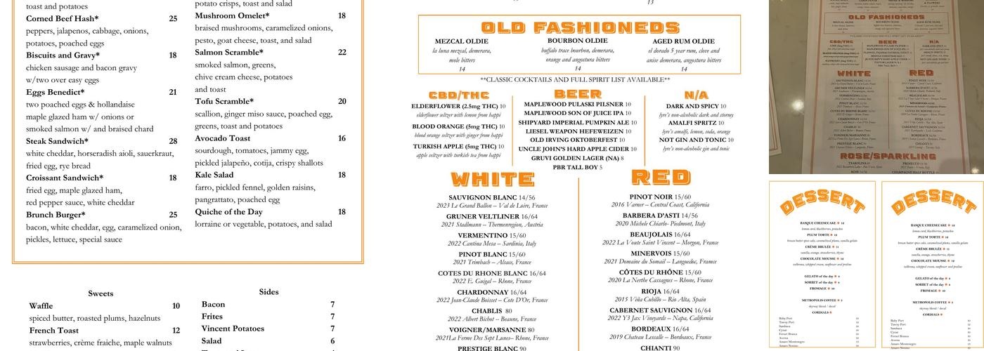Vincent Menu