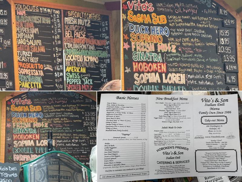 Vito's Deli Menu