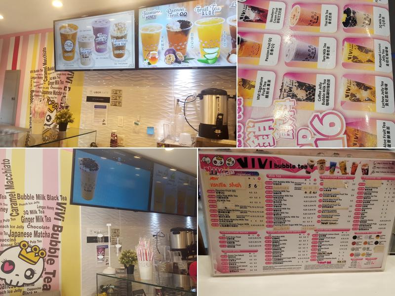 Vivi Bubble Tea Menu