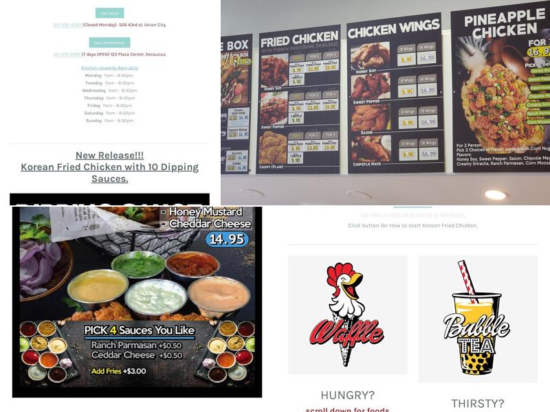 Waffle & Bubble Menu