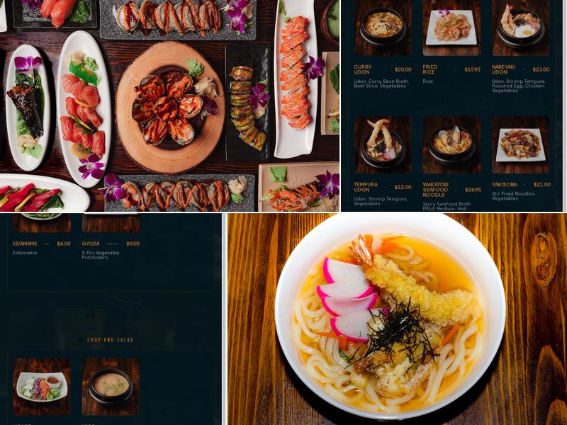 Wakatobi Japanese Grill Hibachi and Sushi Menu