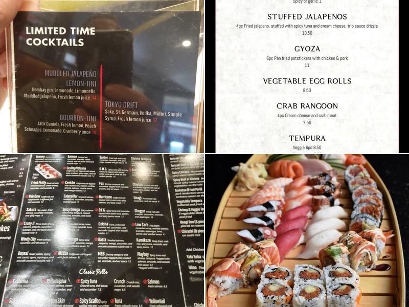 Wasabi Sushi Bar Menu
