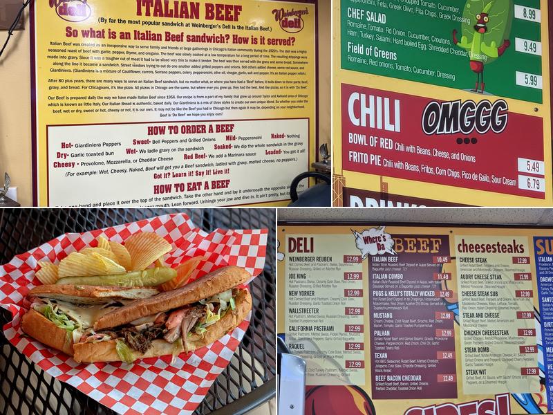 Weinberger's Deli Menu