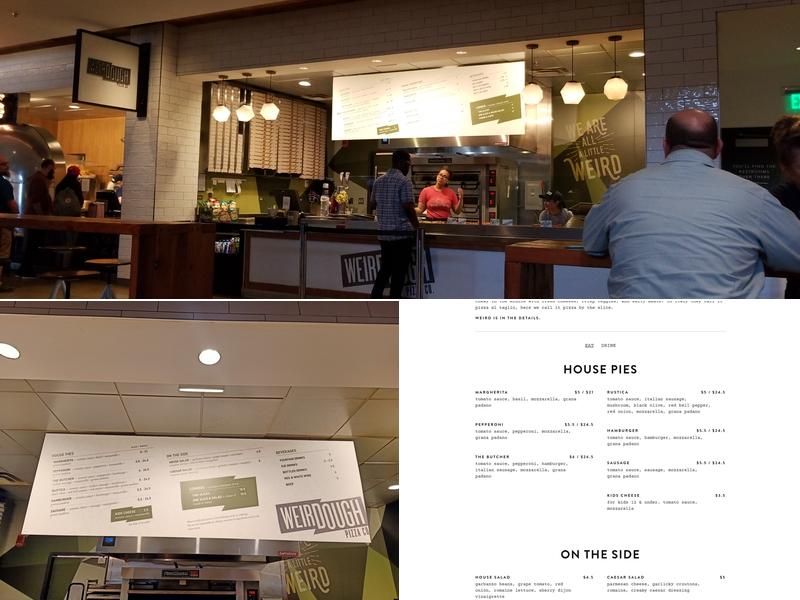 Weirdough Pizza Co Menu