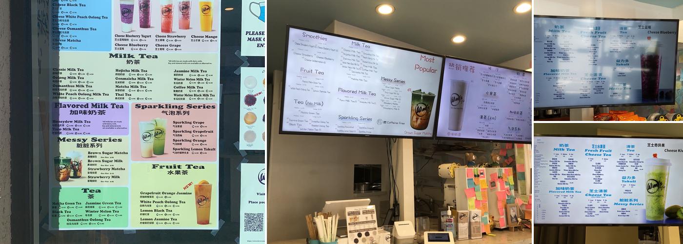 Wen's Tea Menu