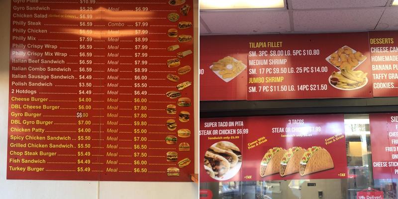 West Side Grill Menu