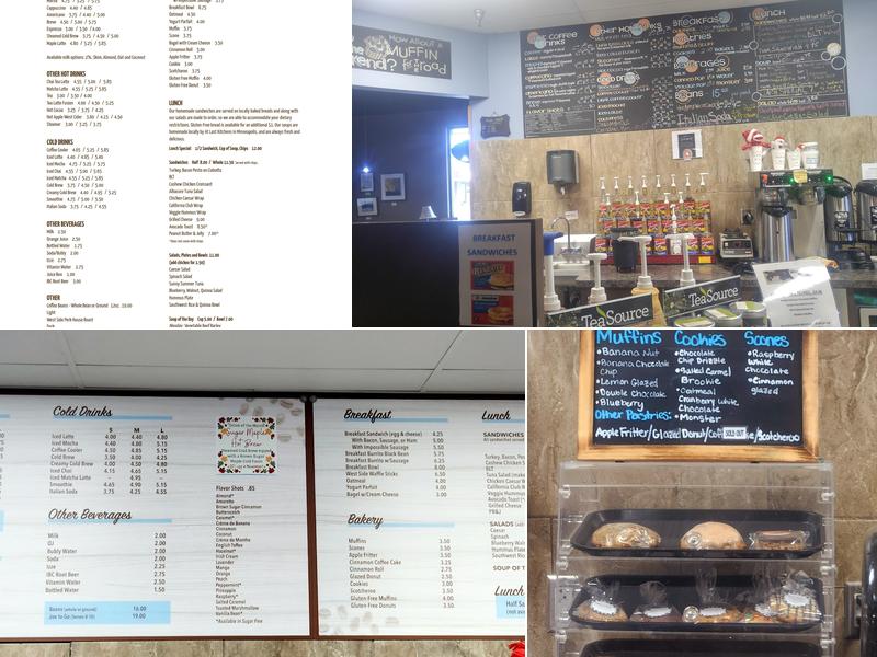 West Side Perk Menu