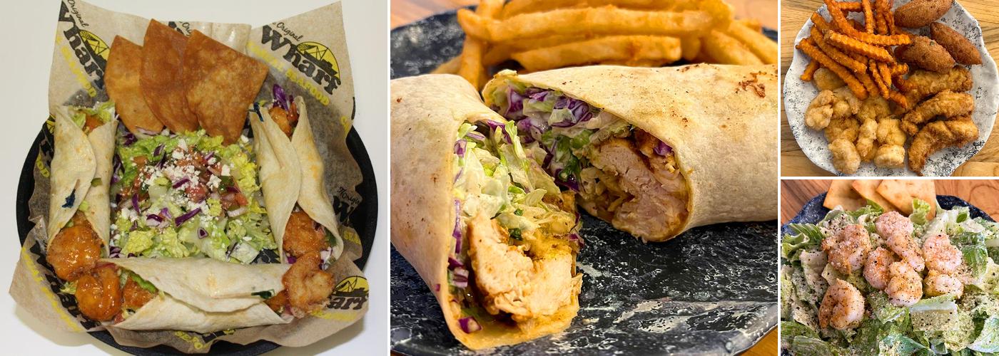 Wharf Casual Seafood of Montgomery Menu