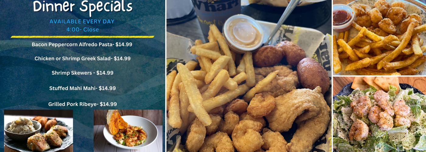 Wharf Casual Seafood Bannerman Menu