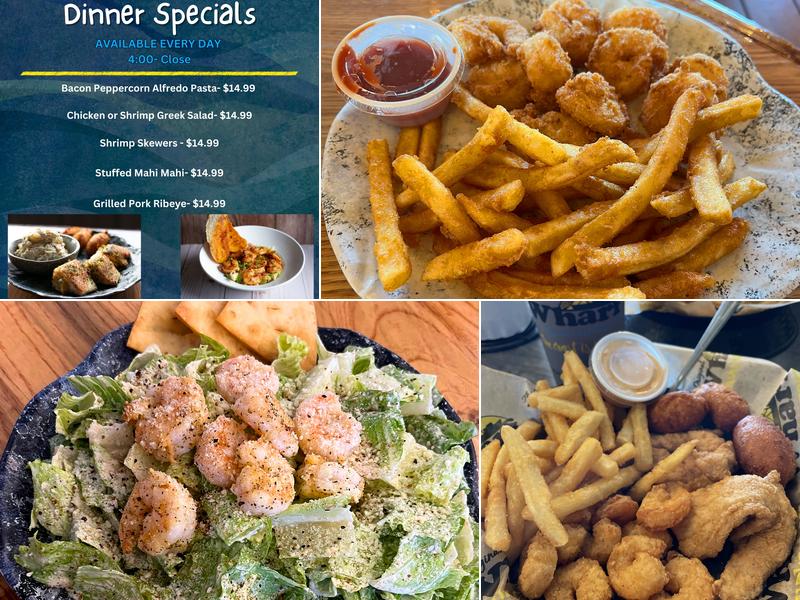 Wharf Casual Seafood Bannerman Menu