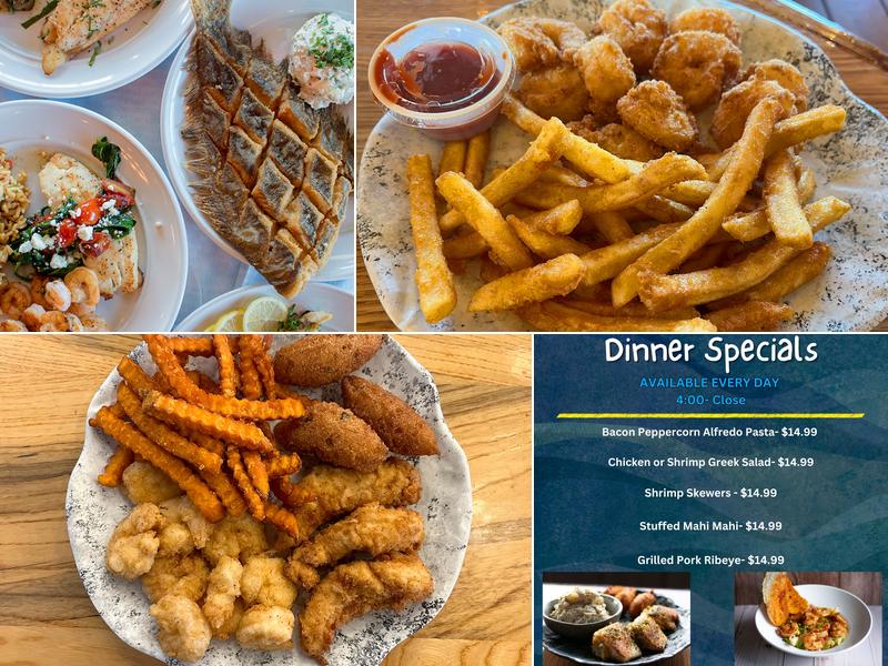 Wharf Casual Seafood Mahan Menu