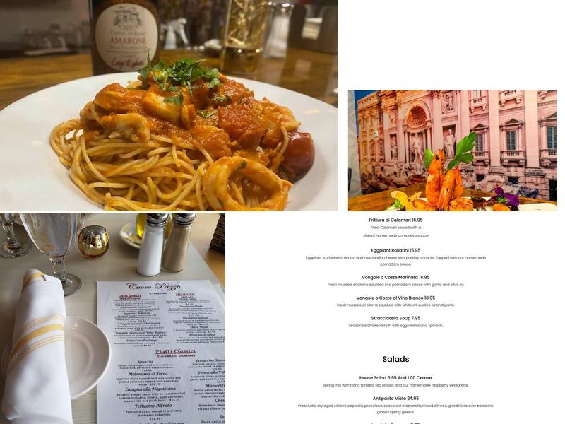 Cuoco Pazzo Trattoria Menu