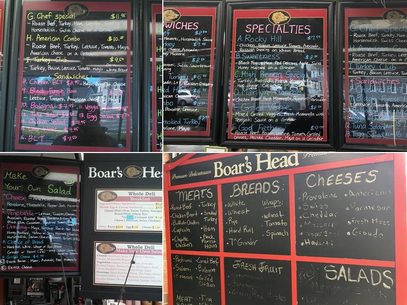 Whole Deli Menu