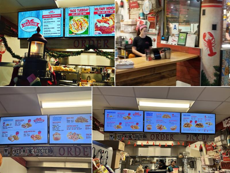 Wicked Maine Lobster Menu