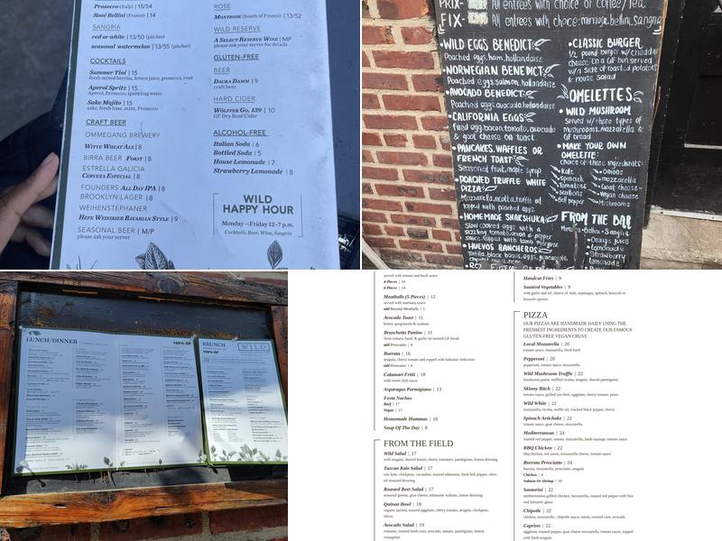 Wild Menu