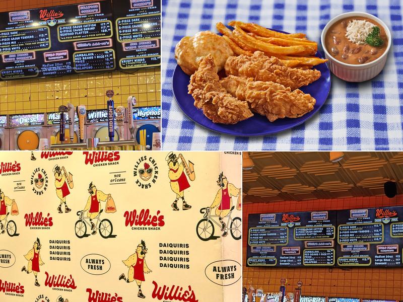 Willie's Chicken Shack Menu