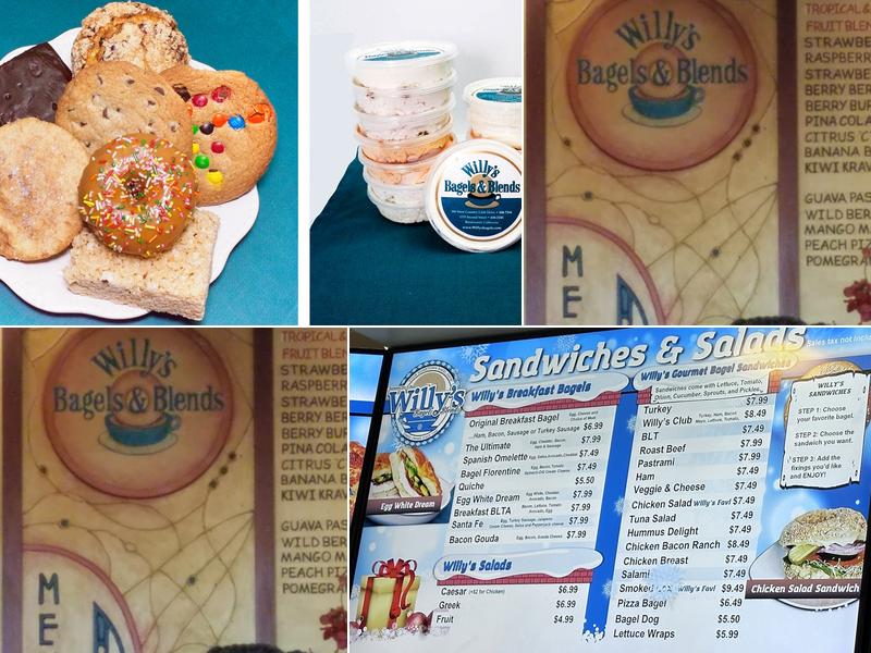 Willy's Bagels & Blends Menu
