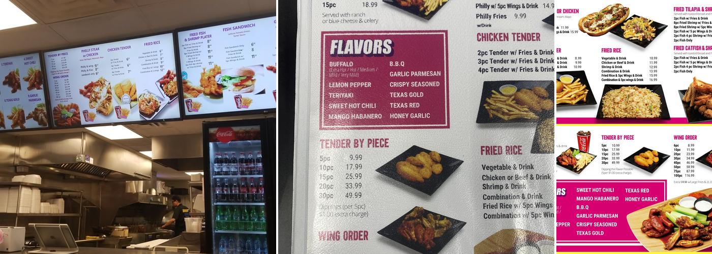Wing Dash Menu