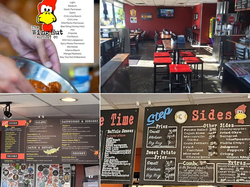 The Wing Hut Aurora Menu